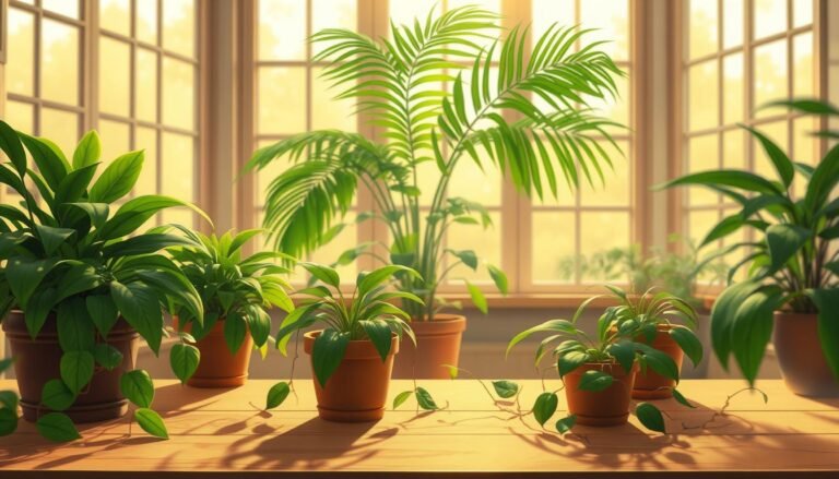 indoor plants improving focus